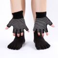 Heißer Verkauf Halbe Finger Fitness Handschuhe Yoga Pilates Handschuhe